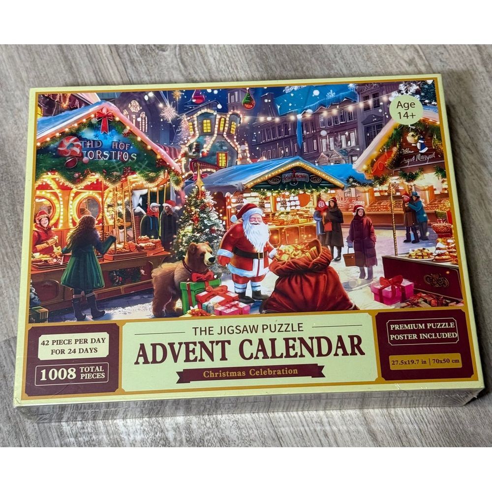 Jigsaw puzzle adventure‎ calendar 1008 pieces NIB